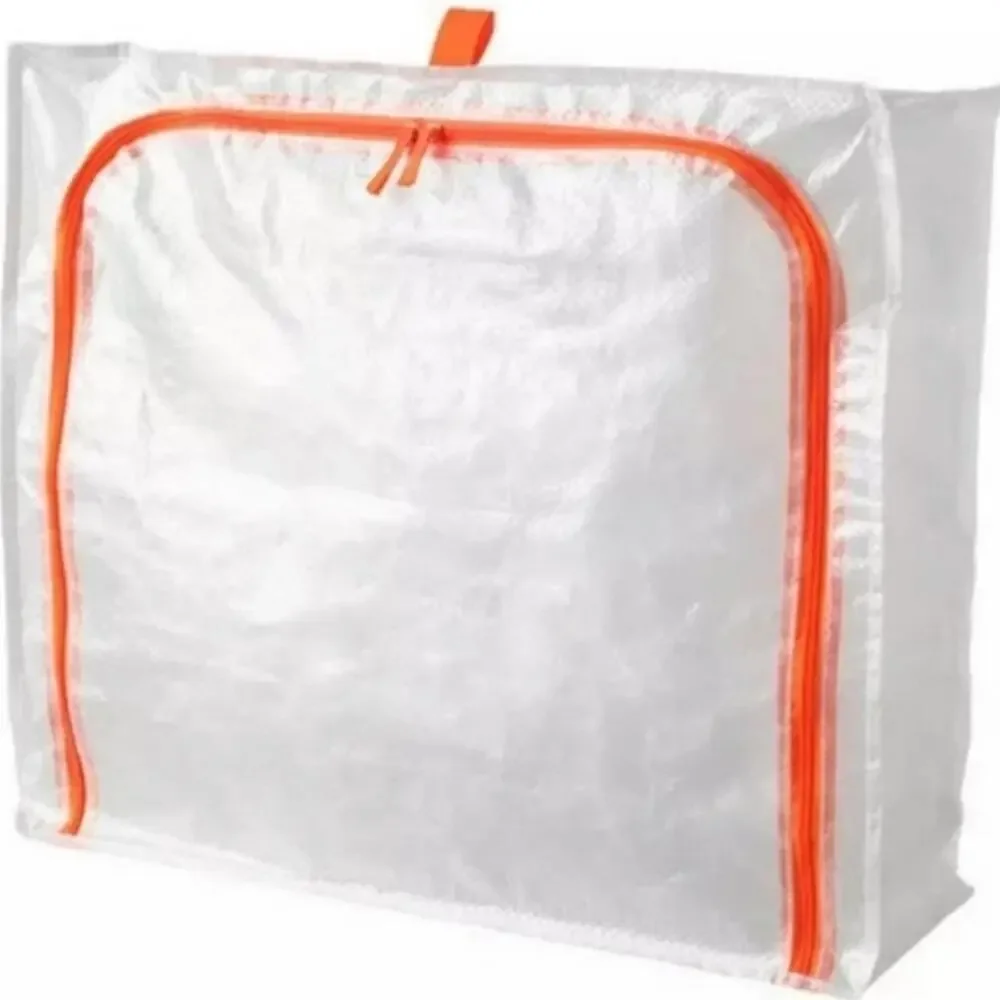 IKEA PÄRKLA Set of Four (4) Roomy Sturdy Storage Reusable Case Tote Travel Cube